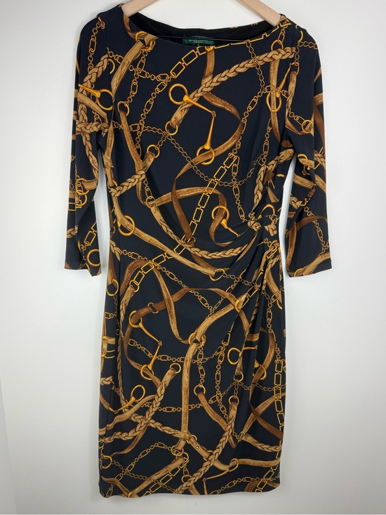 Lauren Ralph Lauren Dresses & Skirts - Lauren Ralph Lauren Bridle Equestrian Print Jersey Dress